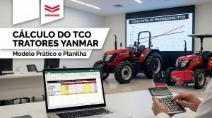 Cálculo do custo total de propriedade (TCO) de tratores YANMAR