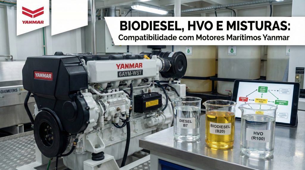 Biocombustíveis nos motores marítimos YANMAR